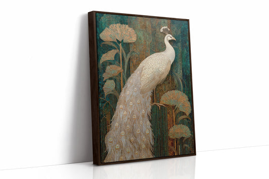Regal Elegance Amongst Golden Blooms