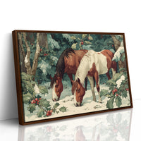 Grazing Through the Winter Woods