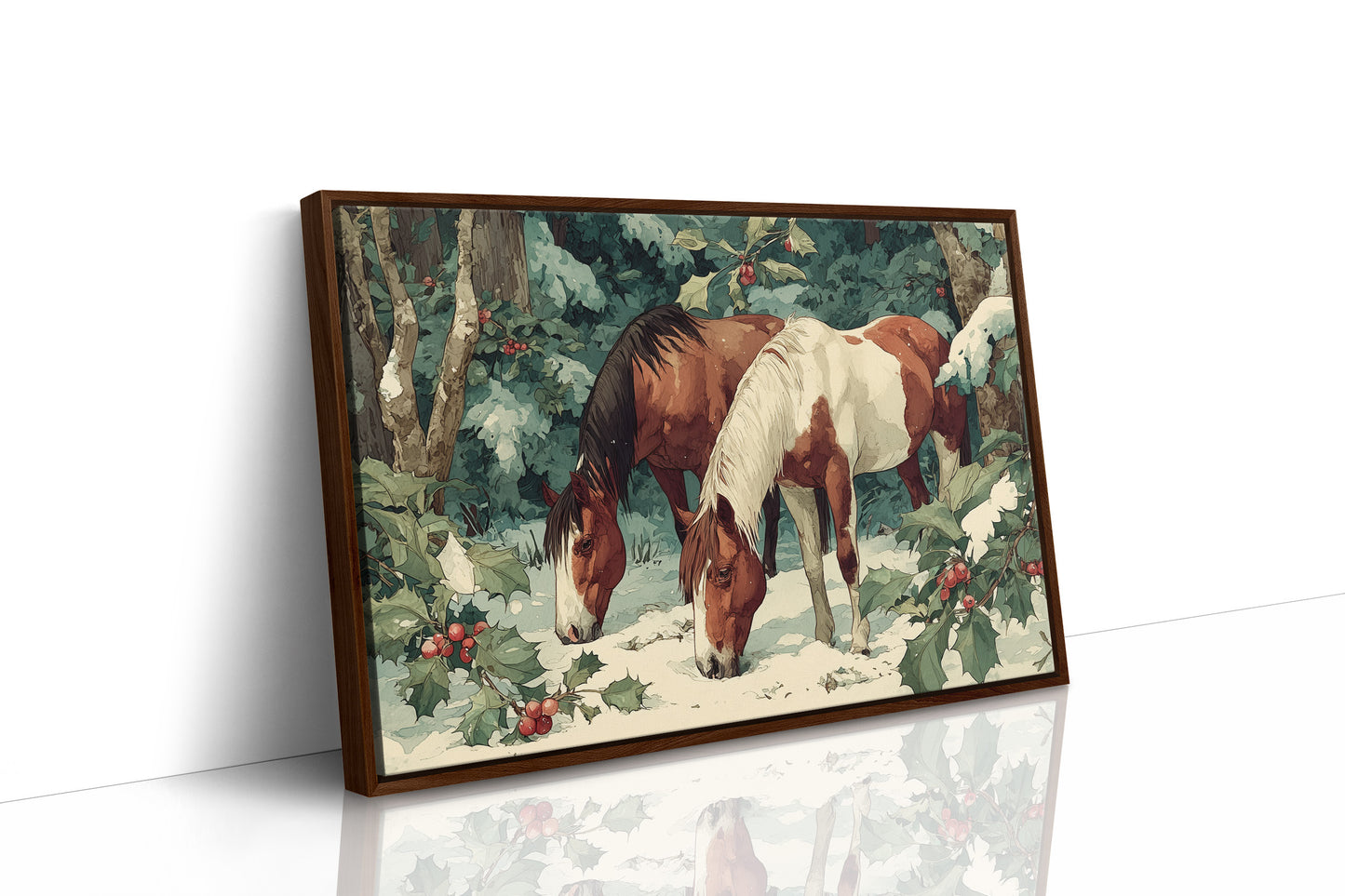 Grazing Through the Winter Woods