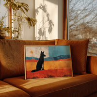 Prairie Wolf Watches Morning Rise