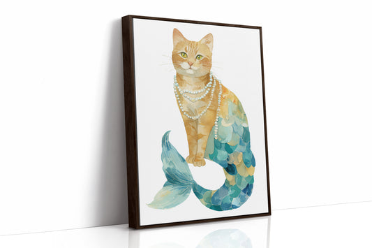 Emerald Tides and Feline Grace