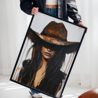 Ember Noir – Western Cowgirl Wall Art