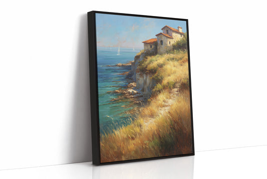 Mediterranean Cliffs Catch Summer Light