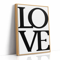 Bold Serif Love Typography Print