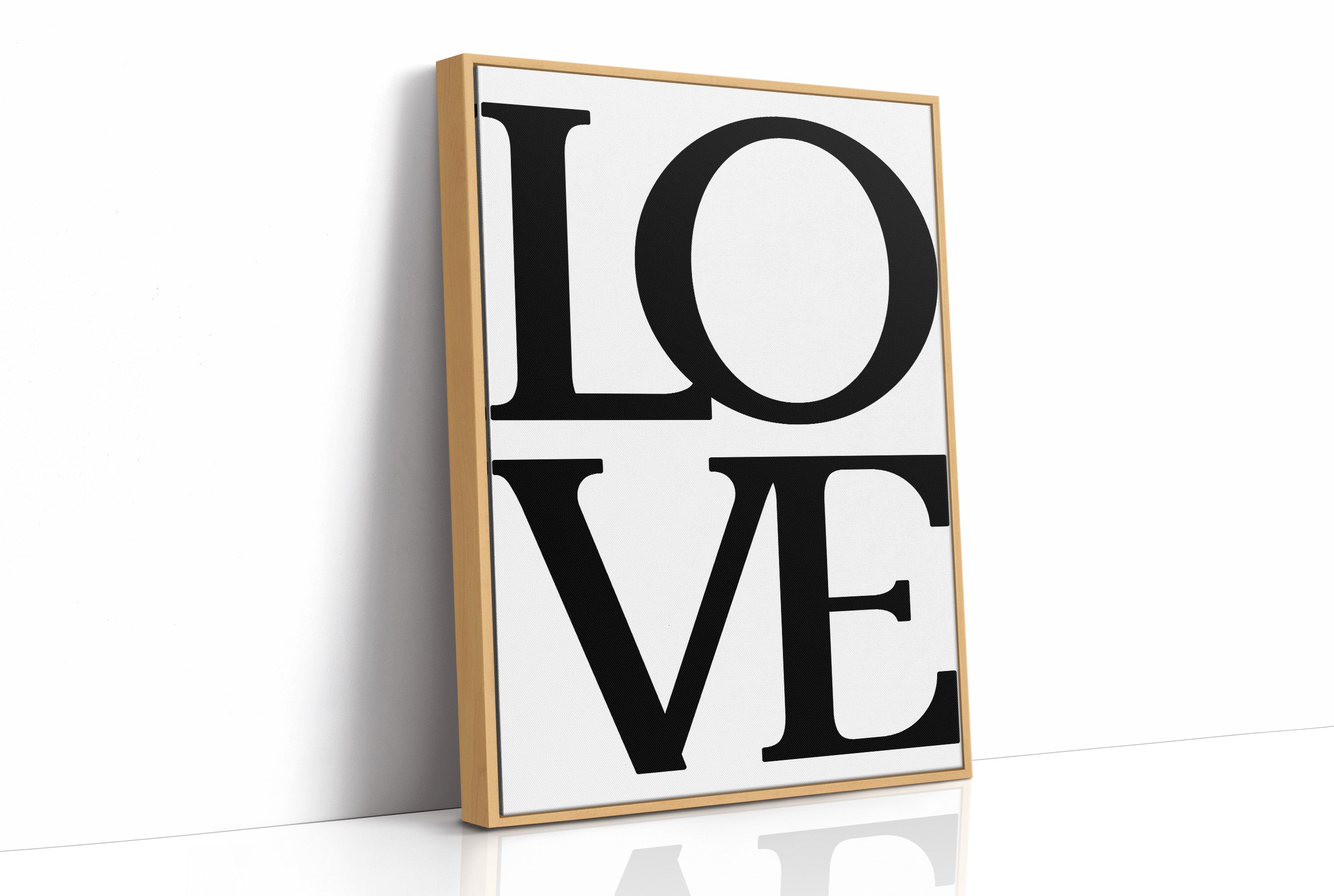 Bold Serif Love Typography Print