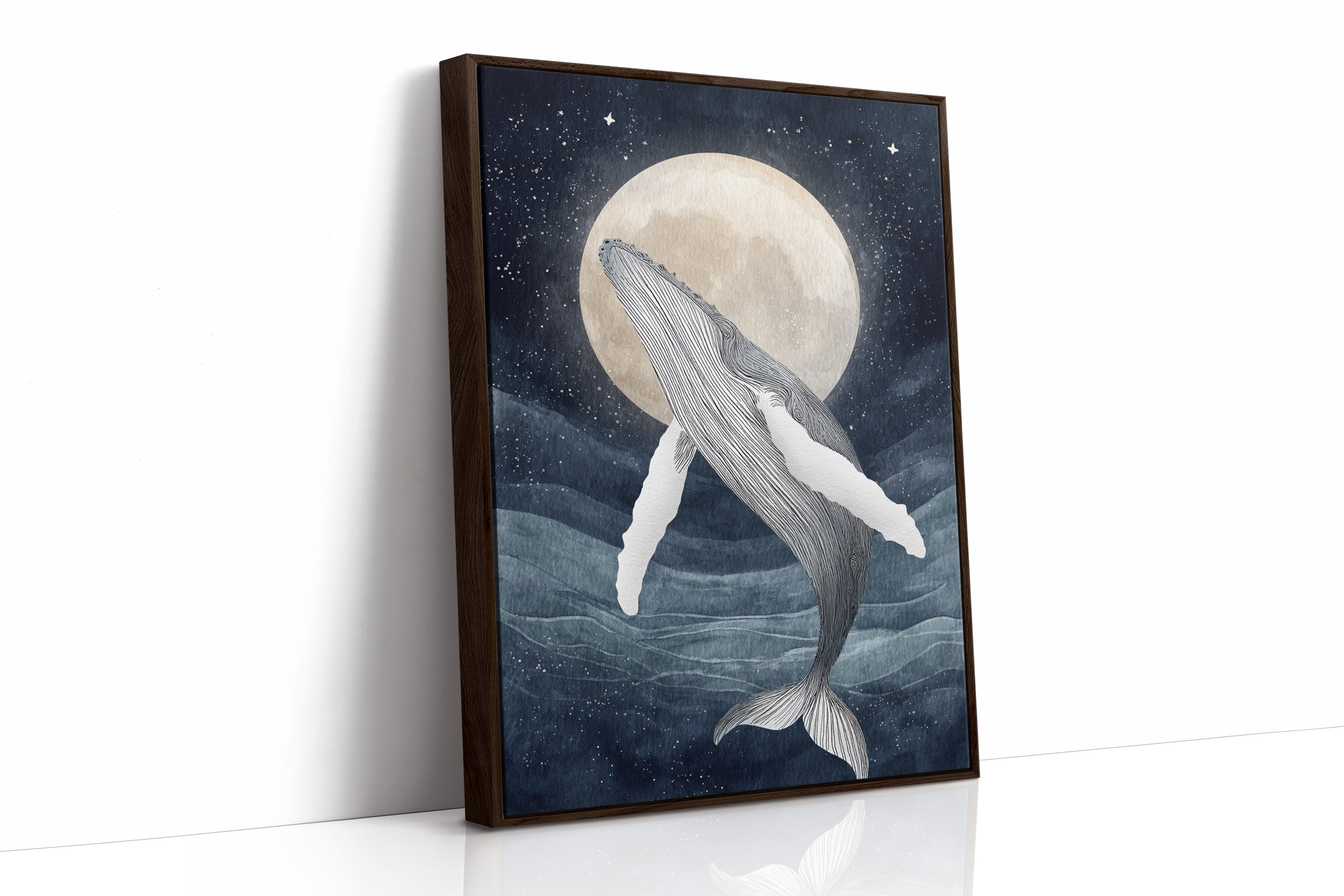 Beneath the Moonlit Waves