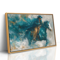 Cowboy Dissolving Into Dust