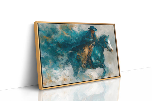 Cowboy Dissolving Into Dust