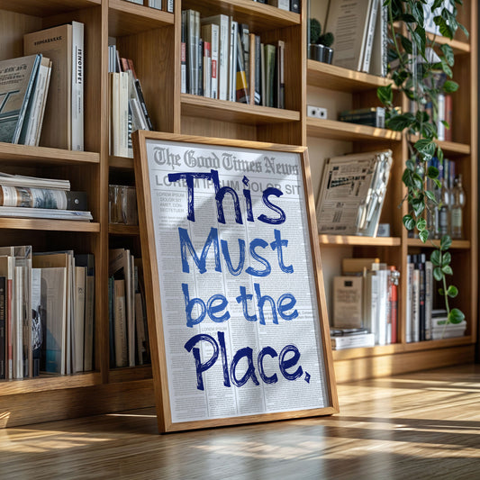 Blue Letters Find Their Home
