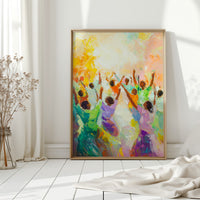 Lifted in Praise and Color