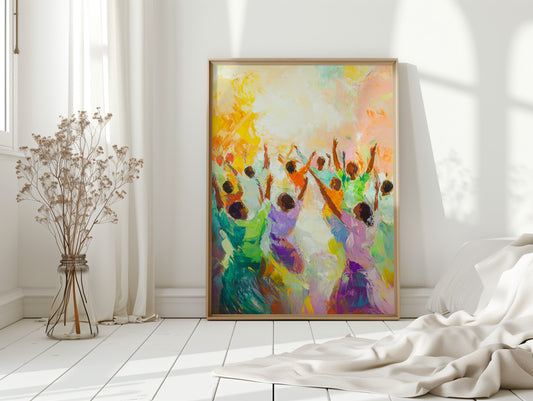 Lifted in Praise and Color