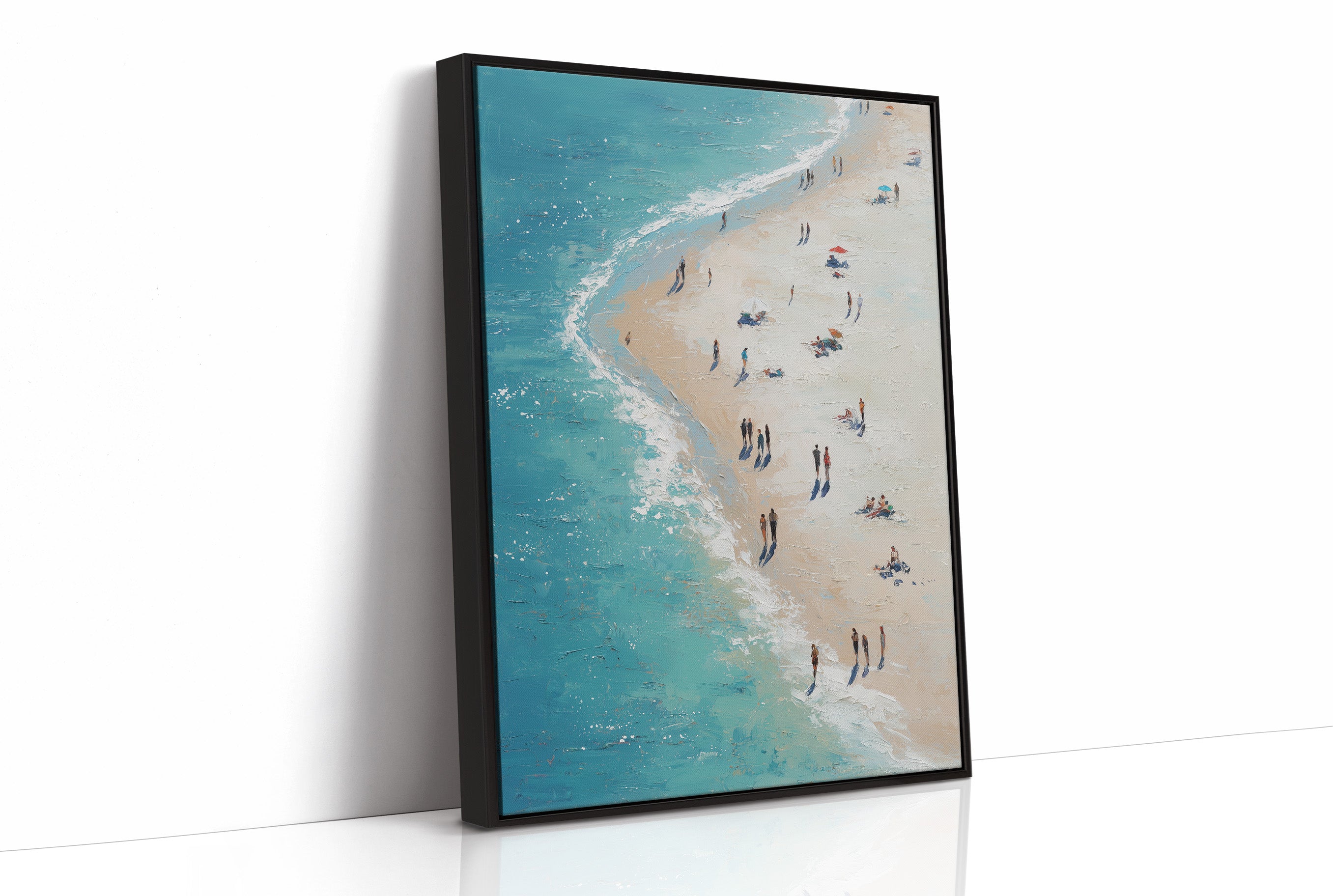 Tiny Figures Dance With Tides