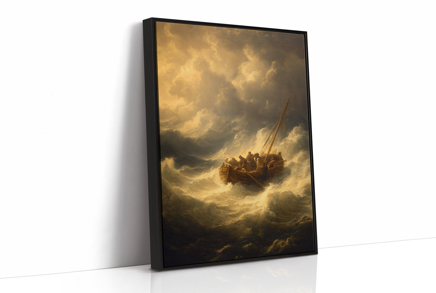 Sailors Brave The Tempest's Fury