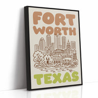 Fort Worth, Bubble Letter Skyline