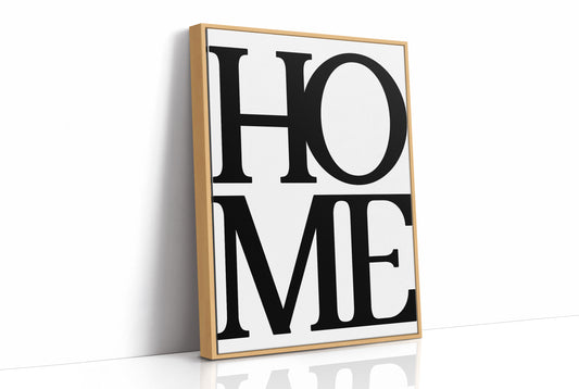 Bold Serif Home Typography Print