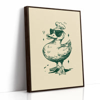 The Chef Duck Struts Proudly