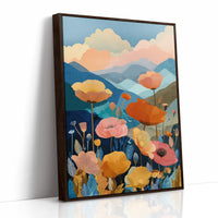 Mountains Blooming with Colorful Life