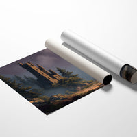 Ancient Towers Amid Mountain Mist