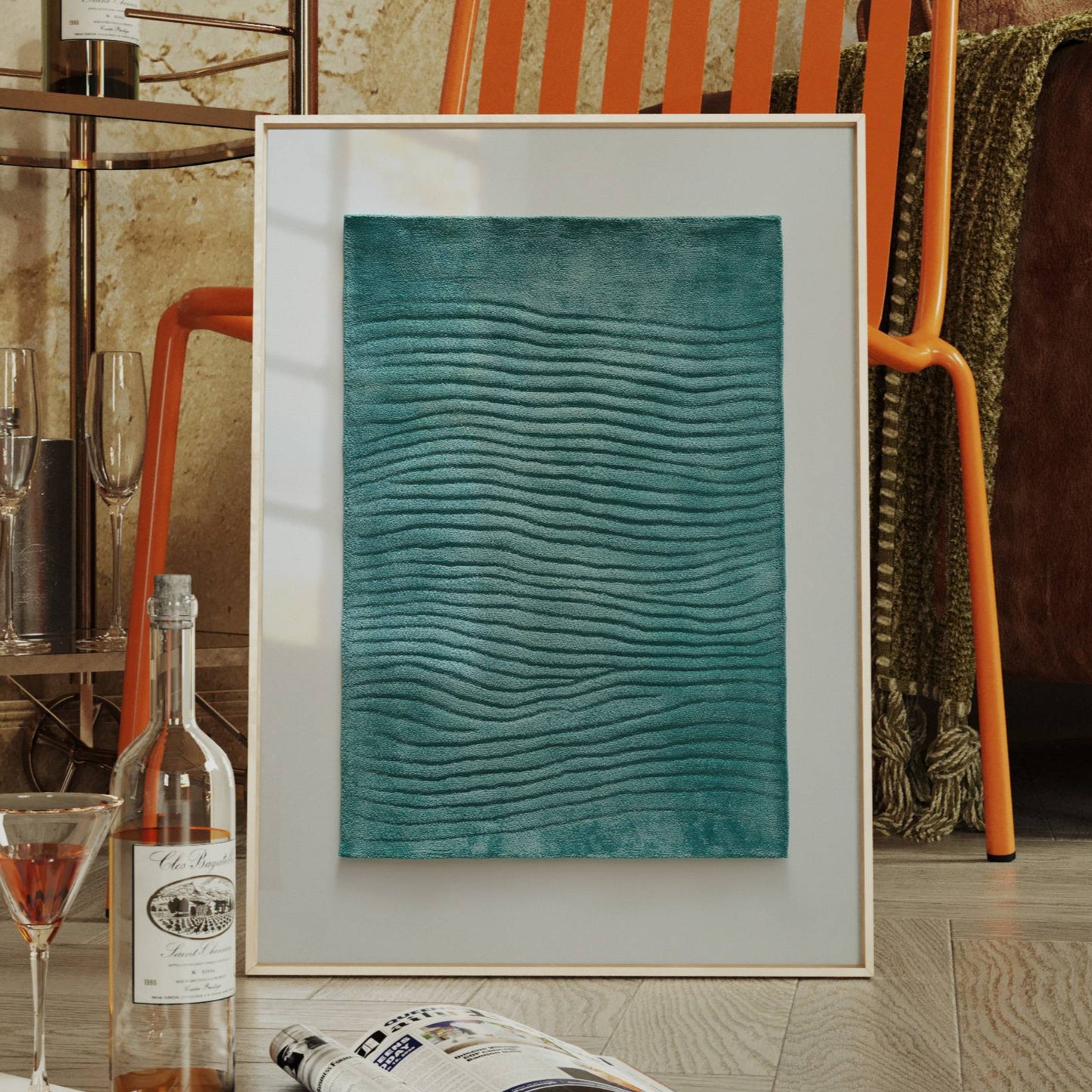 Tidal Rhythms In Seafoam Green