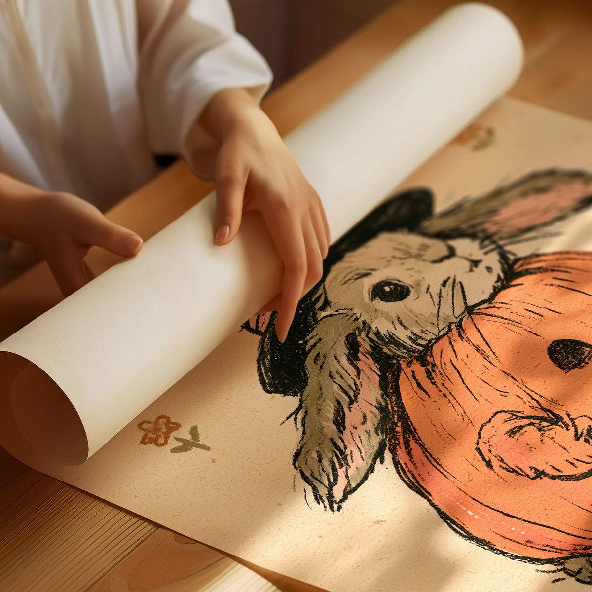 Bunny Pumpkin Costume Trick-or-Treat