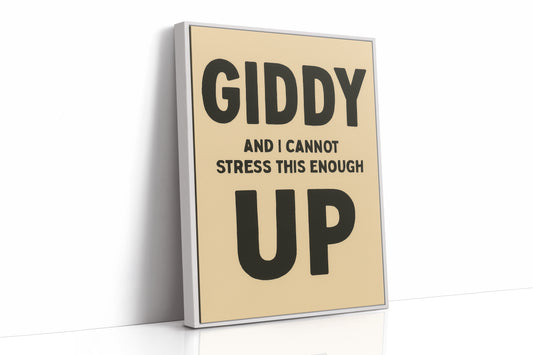 Giddy Up and I Cannot Stress This Enough Cream Edition