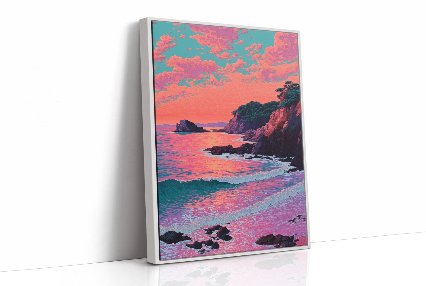 Coral Skies Paint Pacific Dreams