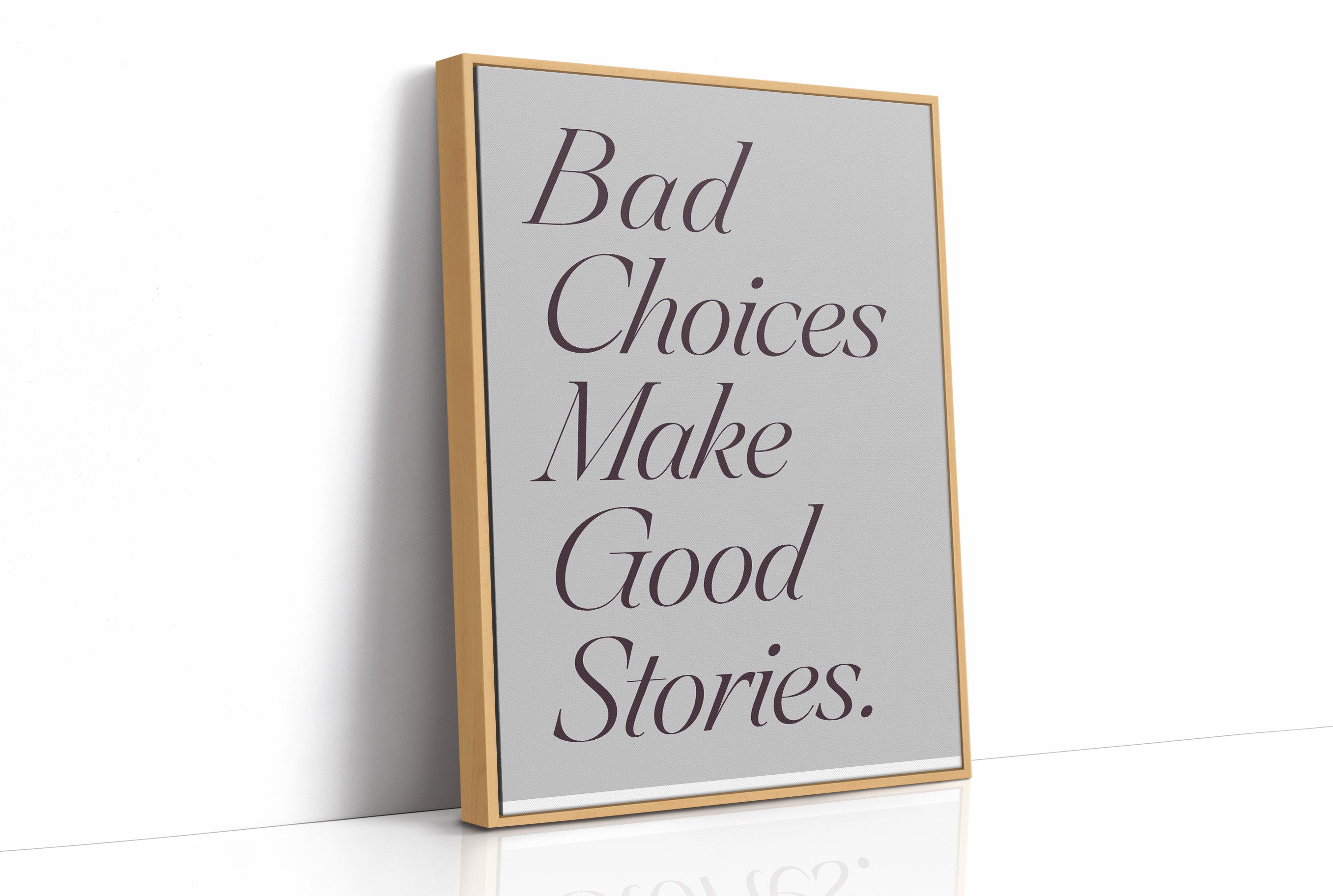 Bad Choices Good Stories, Elegant