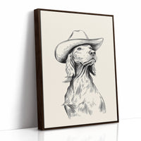 The Canine Cowboy Stands Tall