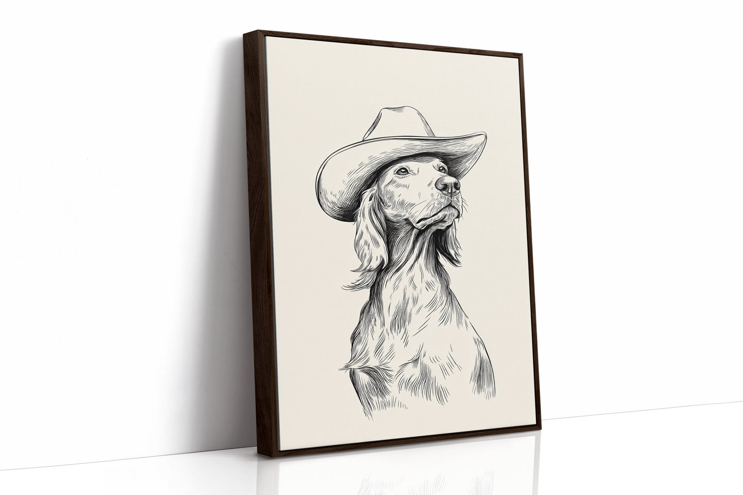 The Canine Cowboy Stands Tall