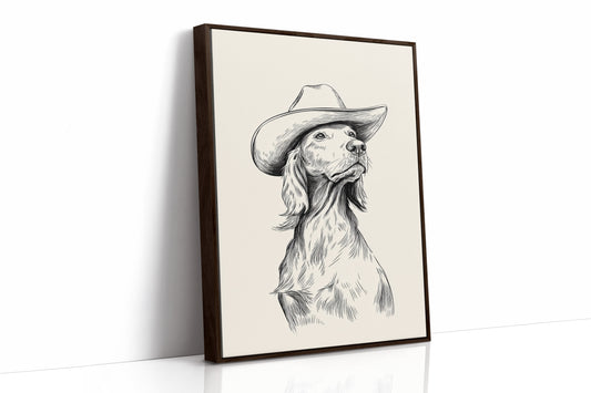 The Canine Cowboy Stands Tall