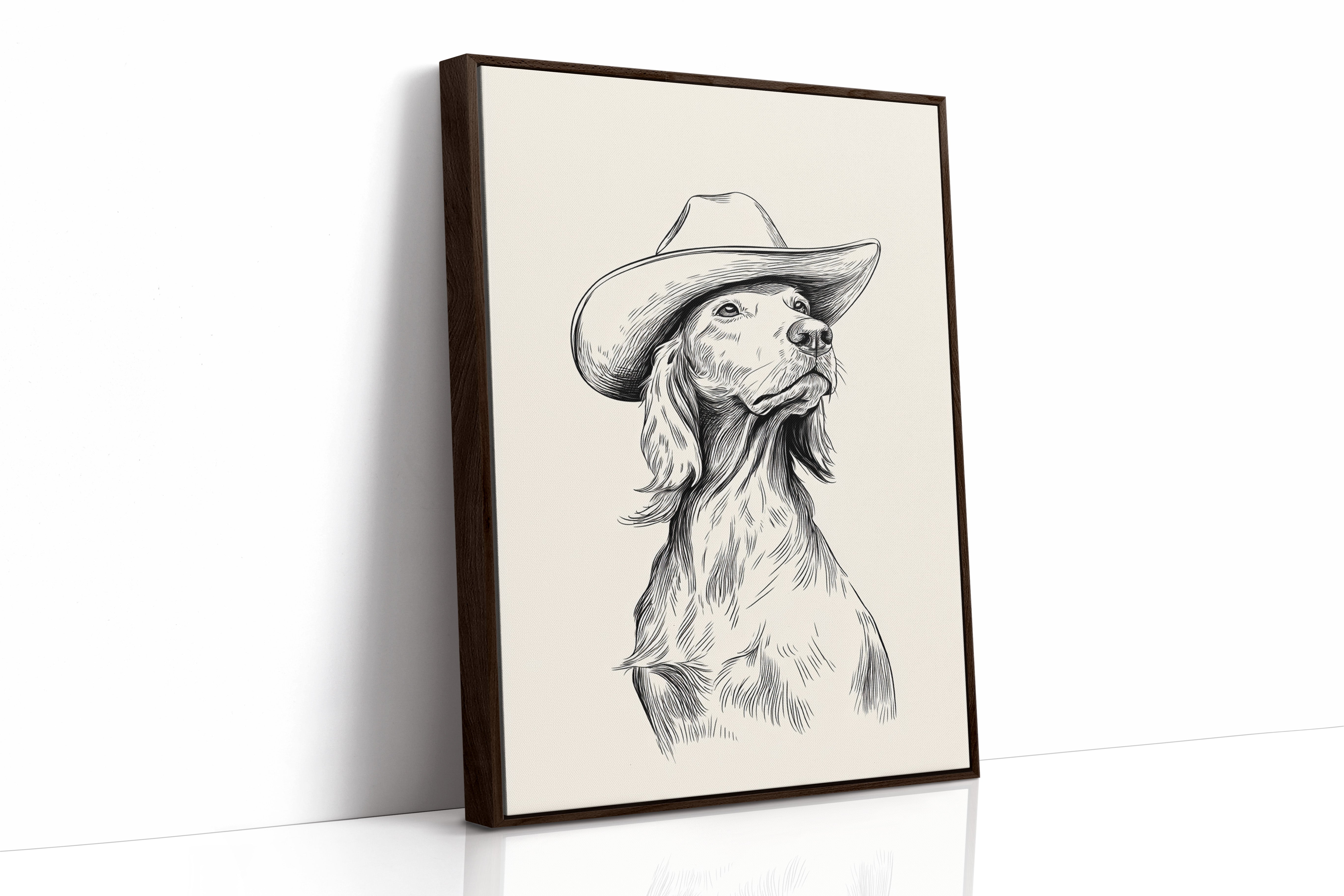 The Canine Cowboy Stands Tall