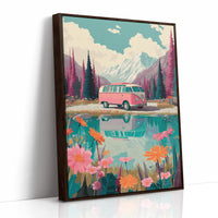 Journey Through Blooming Reflections
