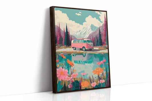 Journey Through Blooming Reflections