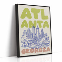 Atlanta, Bubble Letter Skyline