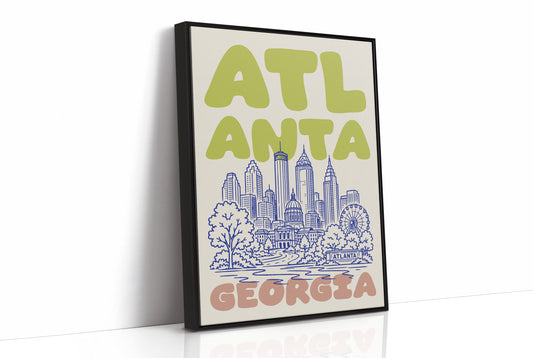 Atlanta, Bubble Letter Skyline