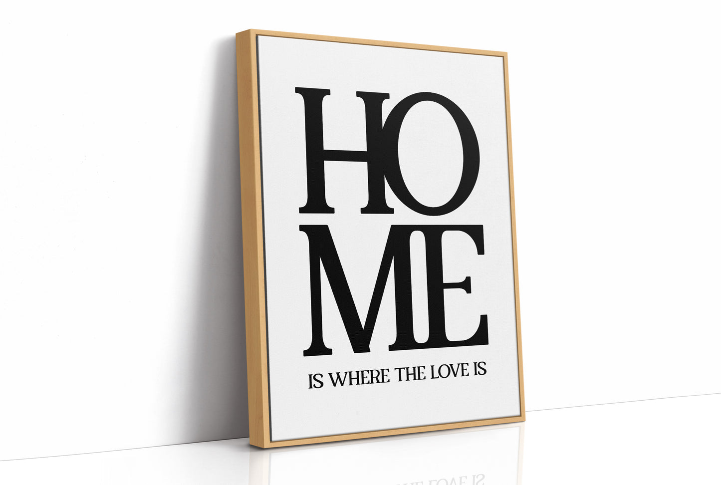 Home Is Where The Love Is Typography Print