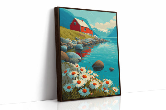 Nestled Among Daisies and Stones