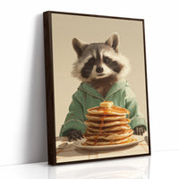 Morning Feast with a Furry Friend