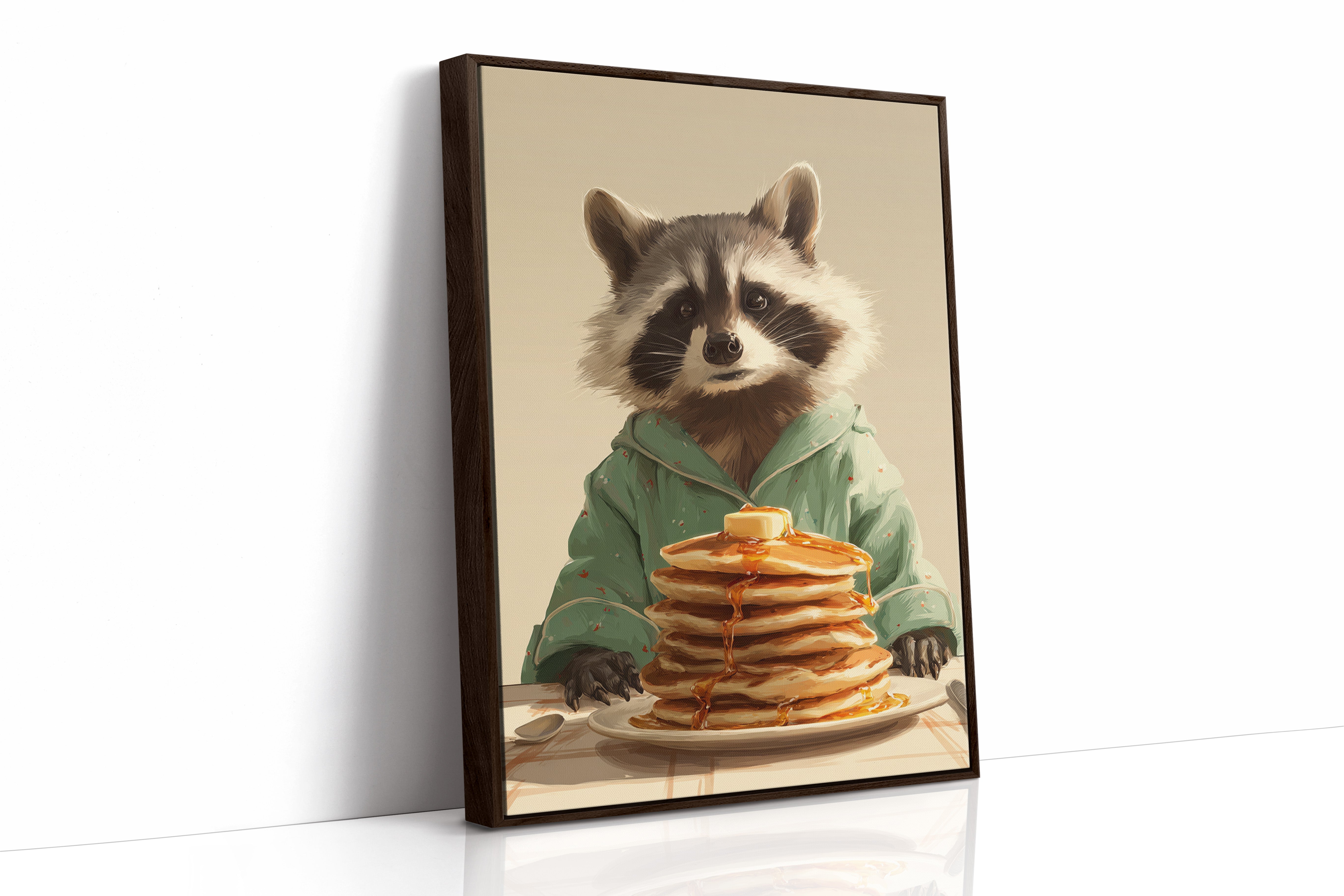 Morning Feast with a Furry Friend
