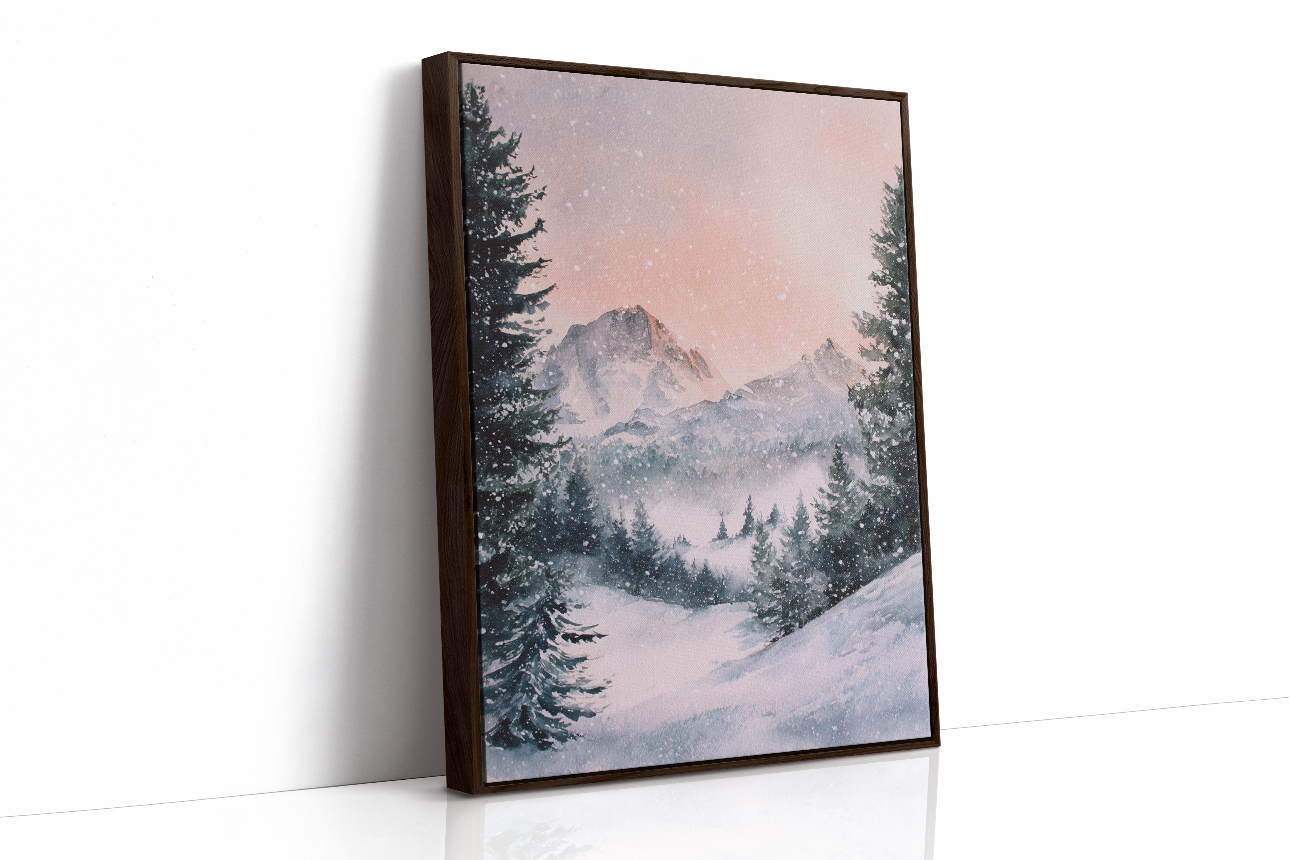 When Mountains Cradle the Snow