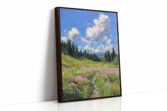 Pathway Through Blooming Meadows
