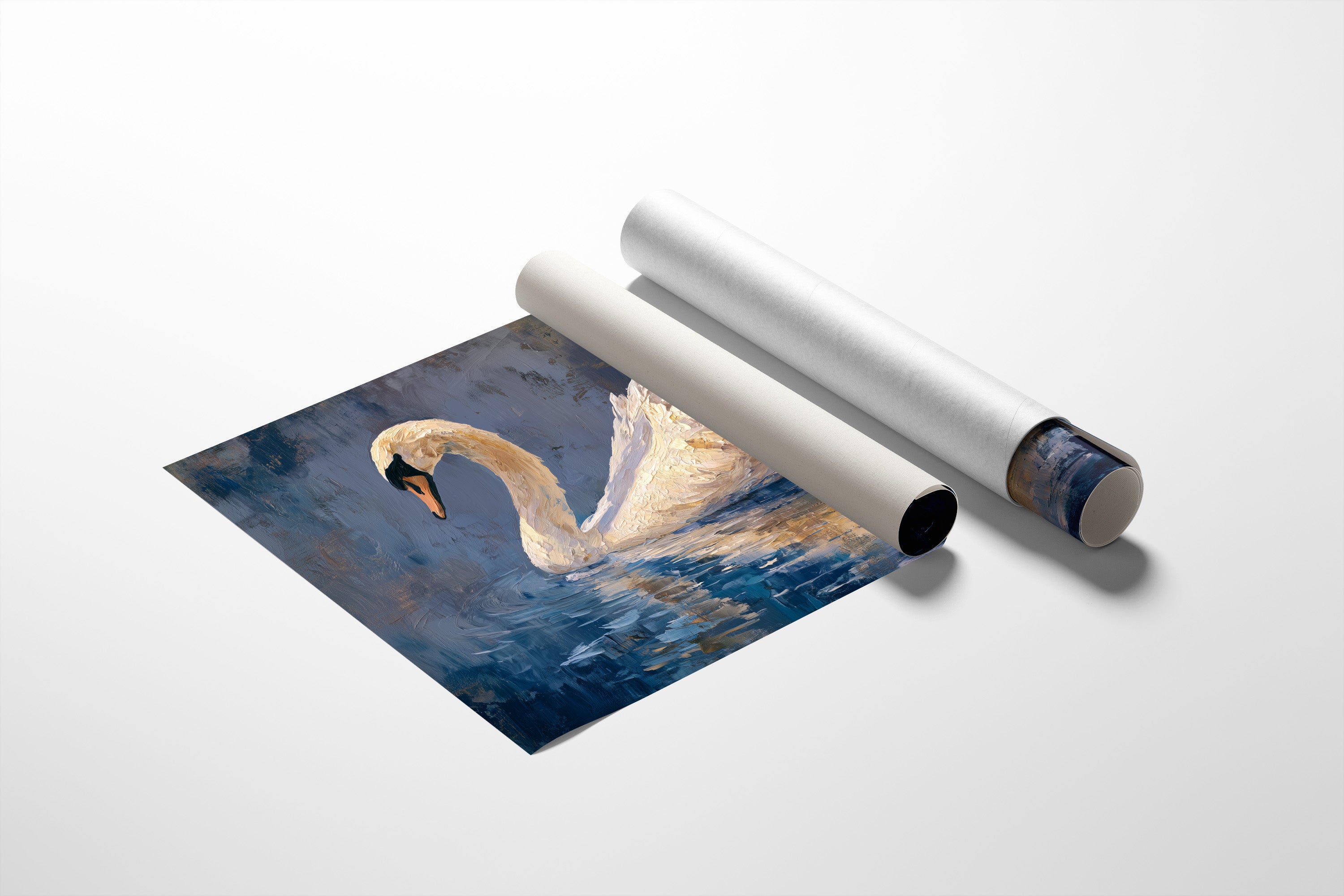 Elegant Voyager On Midnight Waters