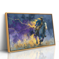 Cowboy in the Lightning Storm