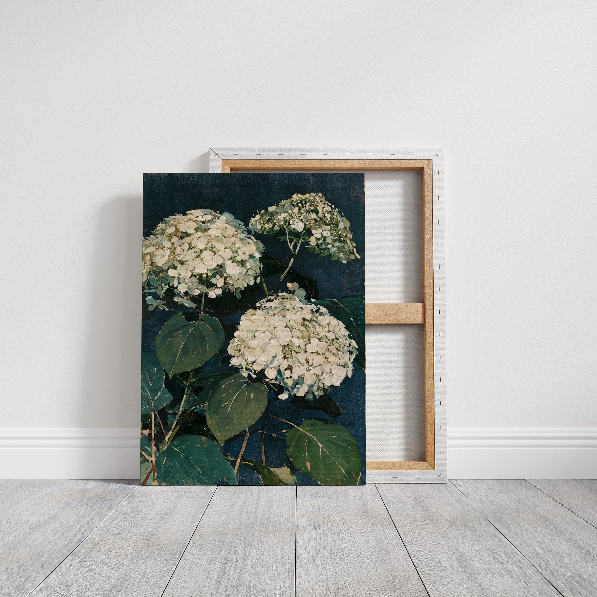 Hydrangeas After Dusk