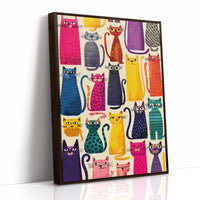 Feline Fiesta in Color