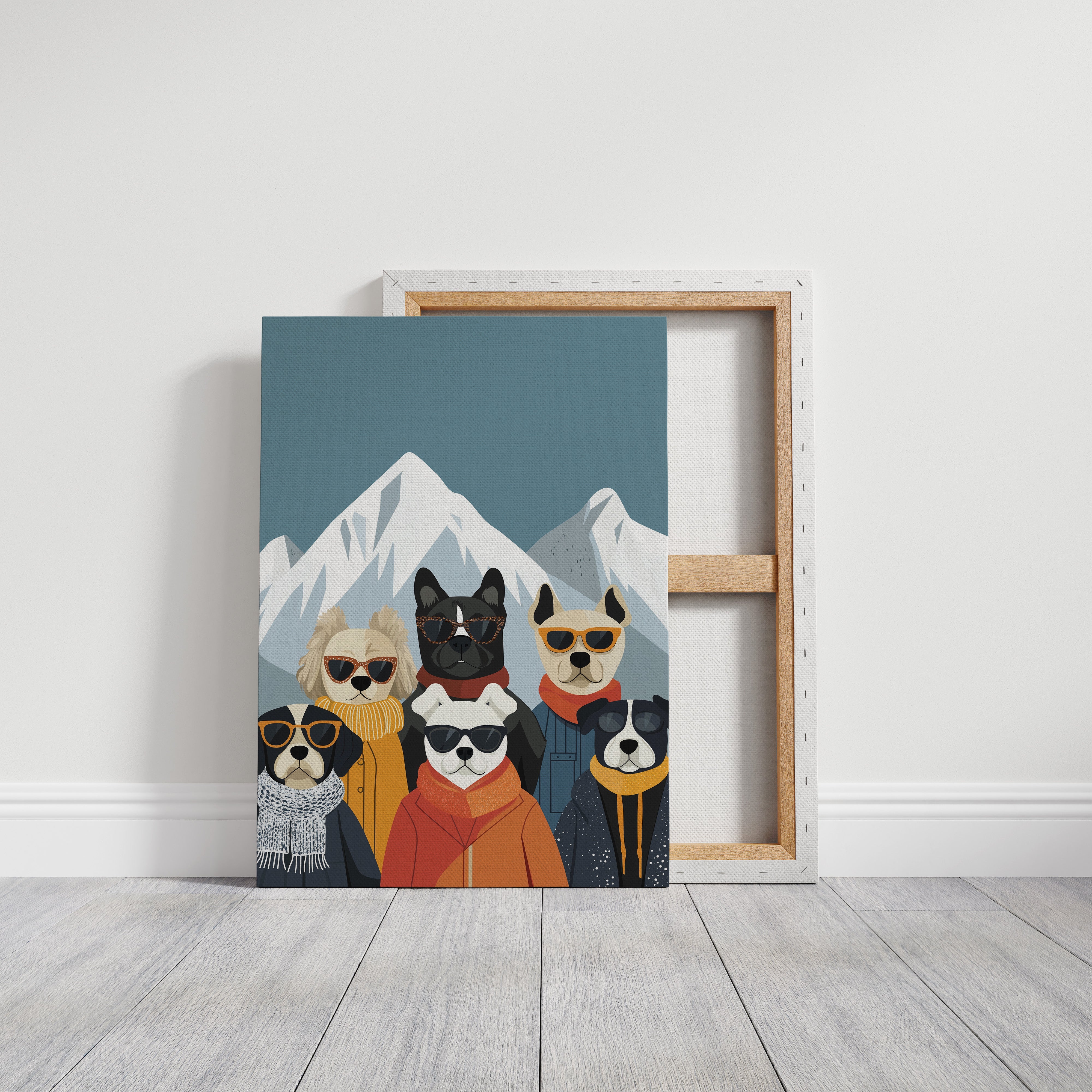 Mountain Dogs Rock Their Alps Ski