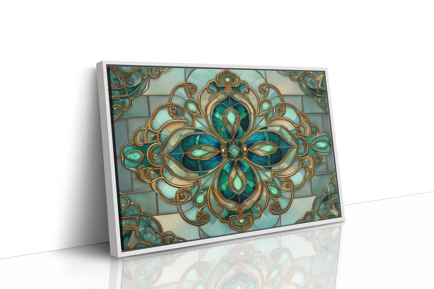 Cast in Gold and Teal
