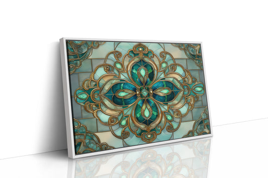 Cast in Gold and Teal
