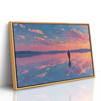 Alone on the Mirror Flat