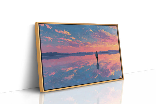 Alone on the Mirror Flat